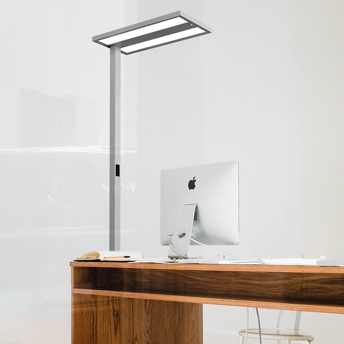 Lampen: Büro Stehleuchte, Silber, 195 cm Höhe – Neu (gemäss Beschreibung) aus Kreuzlingen von Smart-Light 2