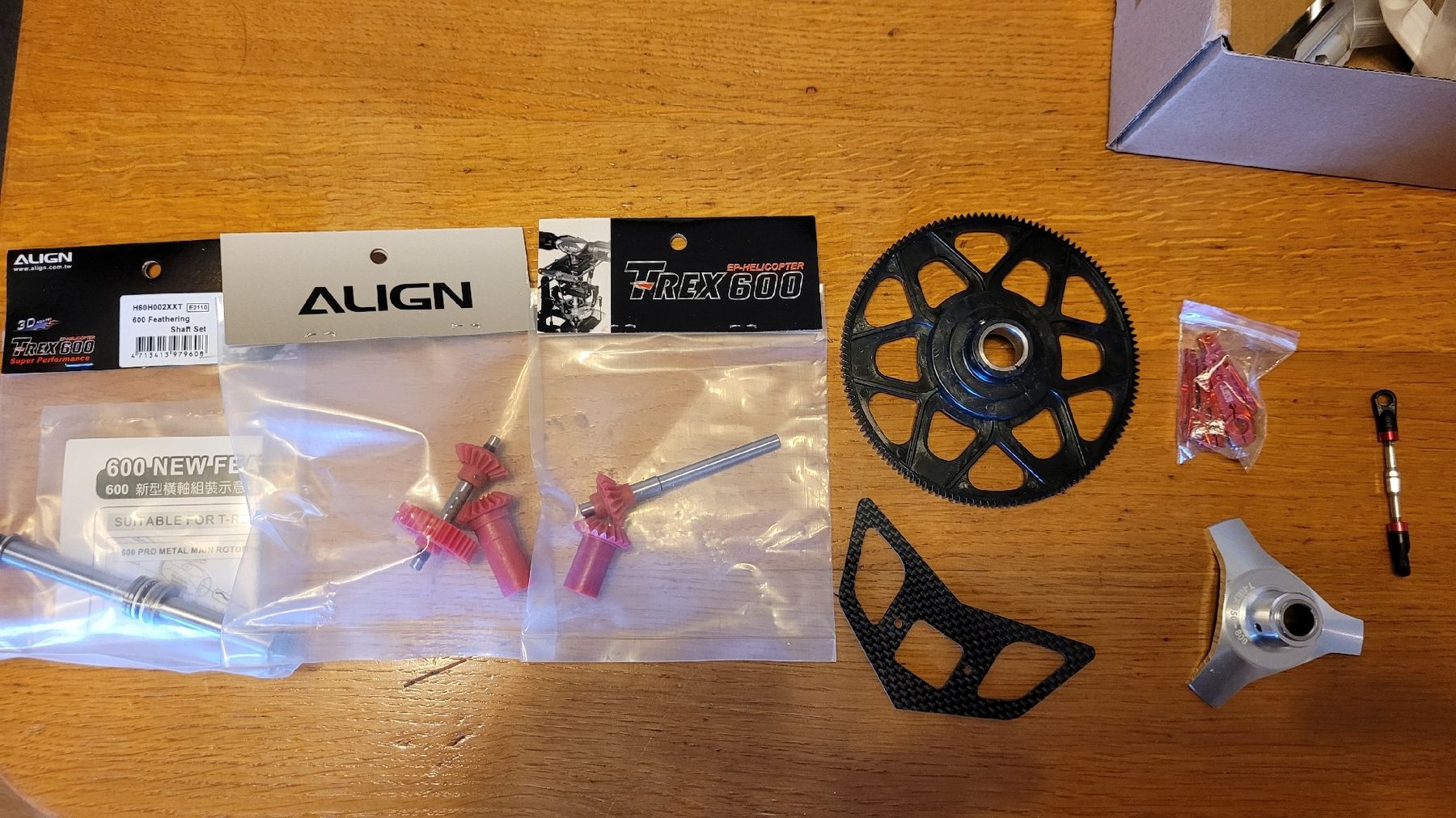 Align RC Kits de montage: Align trex 650x lot de pièces  – Neuf (Voir description) à Corban par tof555 1