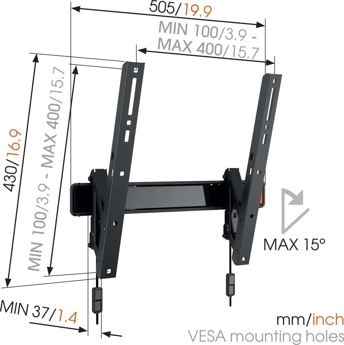 Supporti a parete: Neigbare TV-Wandhalterung WALL 2215 – Nuovo e nell'imballaggio originale da Ruswil venduto da Jamesb7 4
