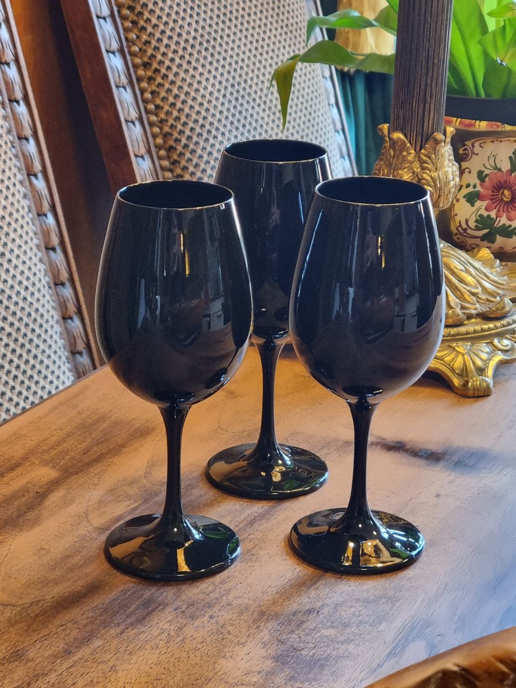 Gläser: 3 Schott Zwiesel Sensus Degustationsgläser schwarz – Gebraucht aus Scharnachtal von devin03 6