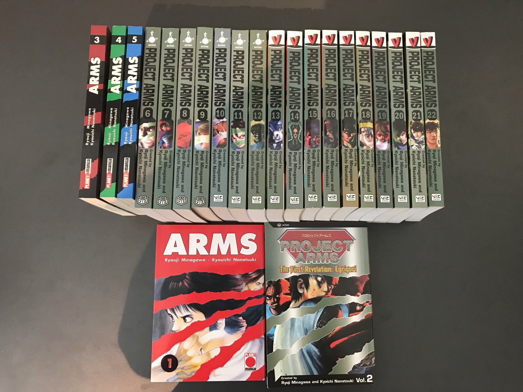 Comics: Manga Project Arms 1 - 22 deutsch / englisch – Neu (gemäss Beschreibung) aus Widen von Give5