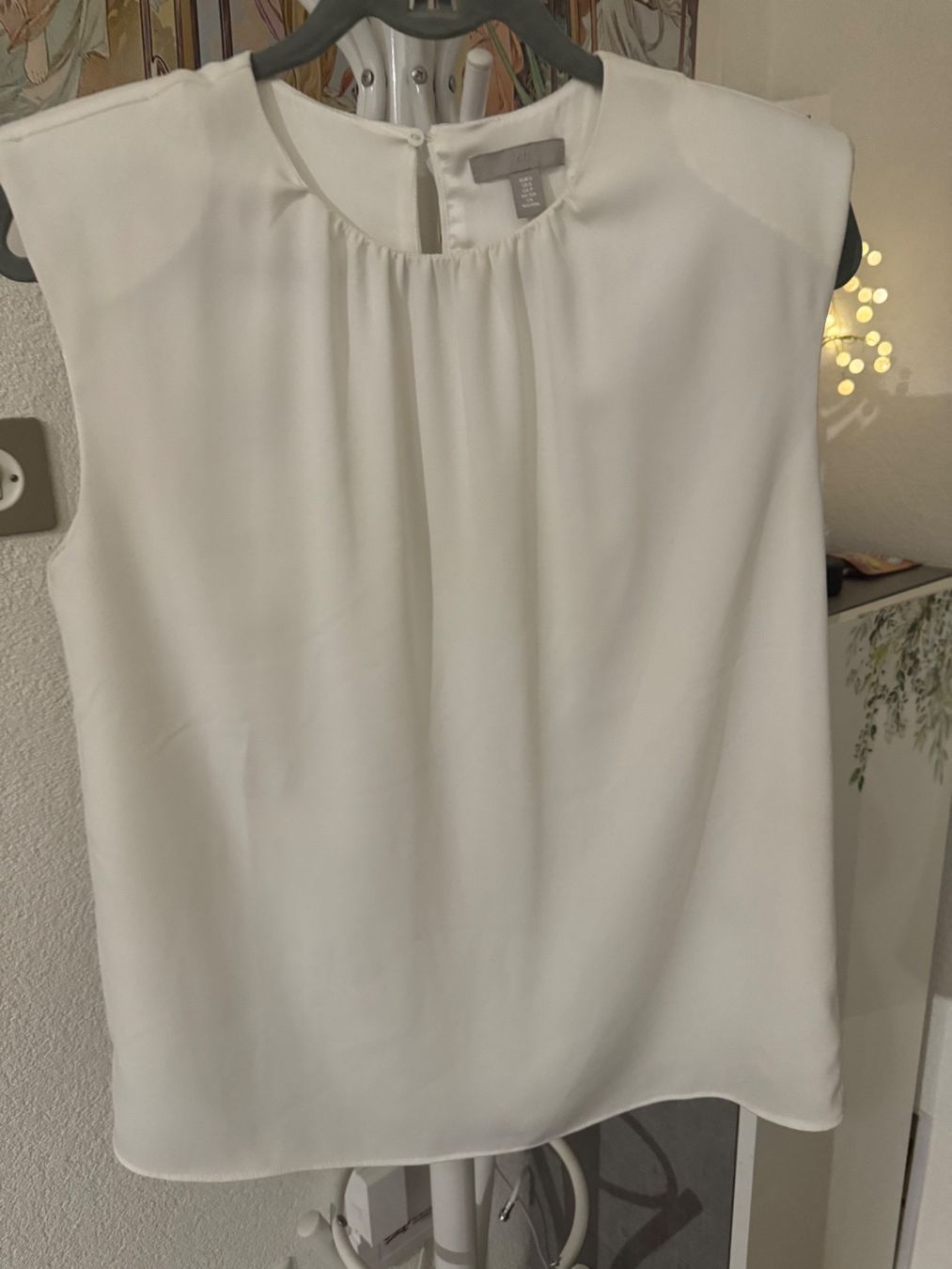 H&M Top: Haut H&M blanc taille S – Usato da Martigny venduto da ber_tdz7