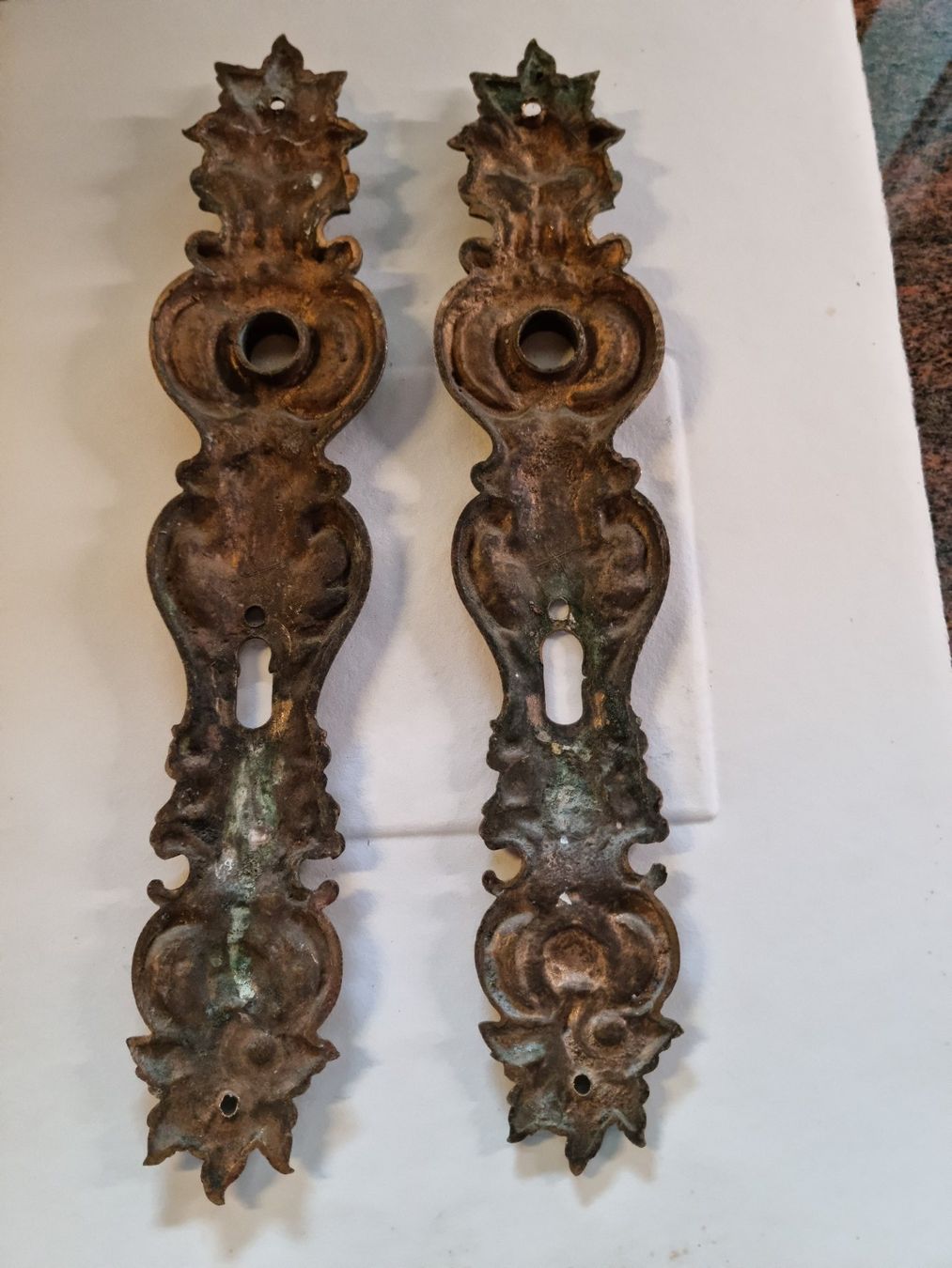 Ferramenta: Türschilder ANTIK Messing-Bronze – Usato da Trachslau venduto da post35 1