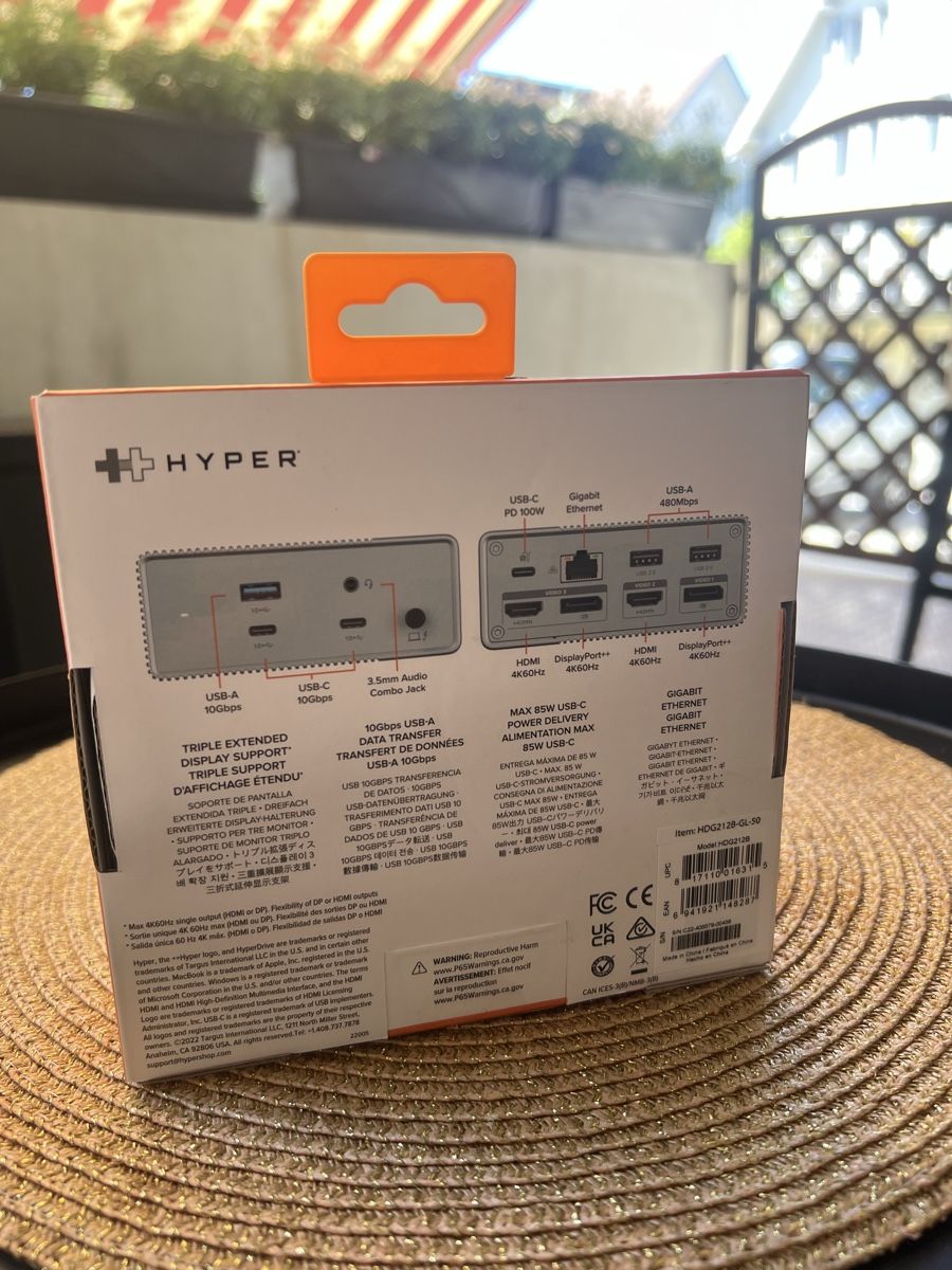 Docking station: HYPERDRIVE USB-C Docking Station & Video Adapter – Nuovo e nell'imballaggio originale da Wohlen AG venduto da MarkoC03 3