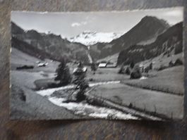 Postkarte Adelboden Fitzer mit Briefmarke und handschrift...
