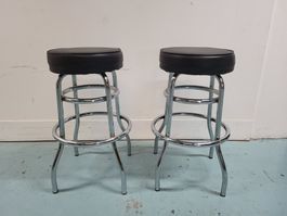 2 Vintage Barhocker