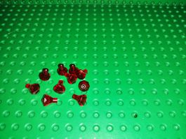 Lot de 10 diamants rouge Lego