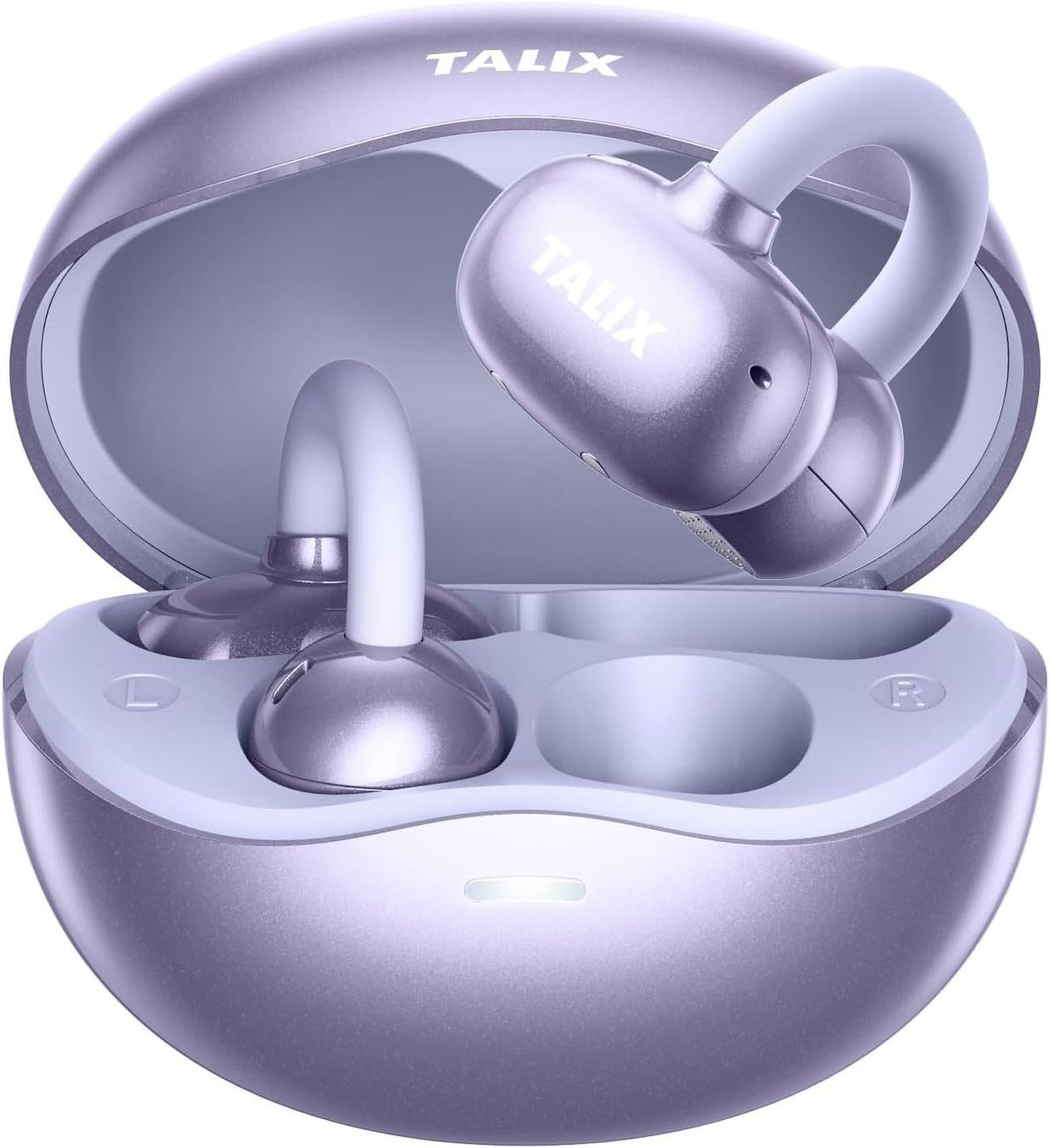 Cuffie: Open Ear Bluetooth Kopfhörer Clip-On Violett TALIX X6 – Nuovo e nell'imballaggio originale da Suhr venduto da SchnapperCH