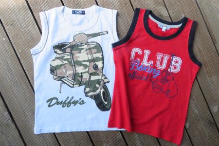 2 Shirts Tanktop  Gr. 116