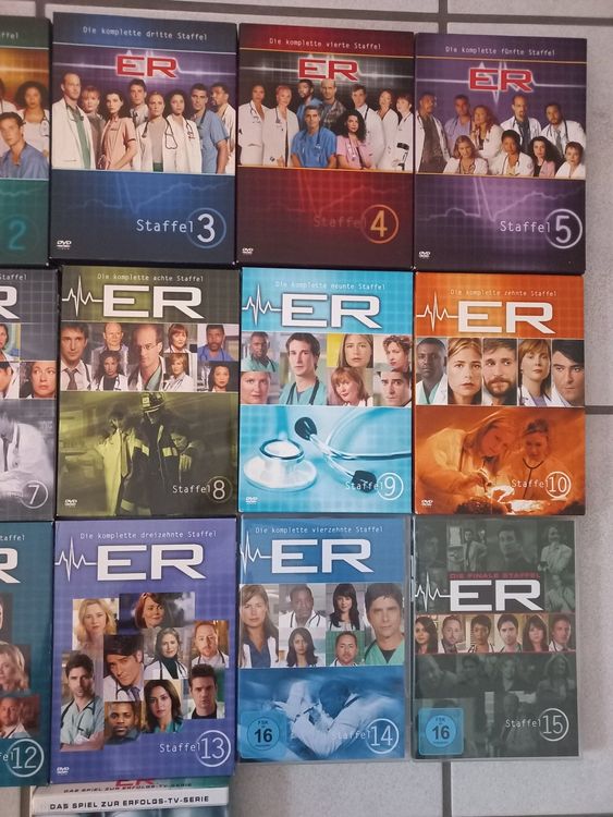 ER Emergency Room Die Komplette Serie und Game DVDs Crichton | Kaufen ...