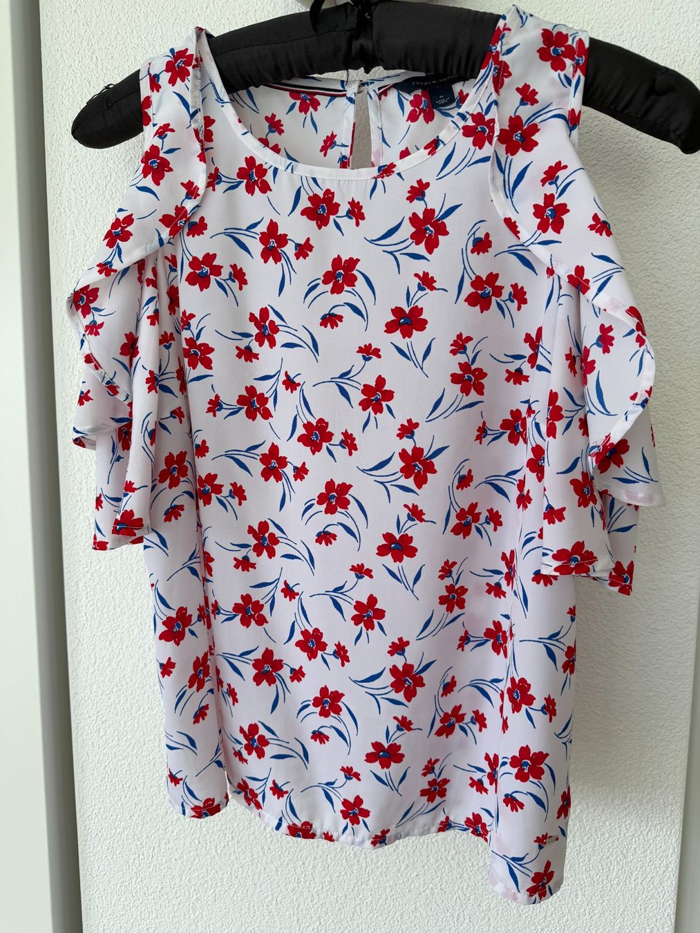 Tommy Hilfiger Camicette: Tommy Hilfiger Sommer Bluse, Grösse M, Blumenmuster – Usato da Hohenrain venduto da murmelinchen25