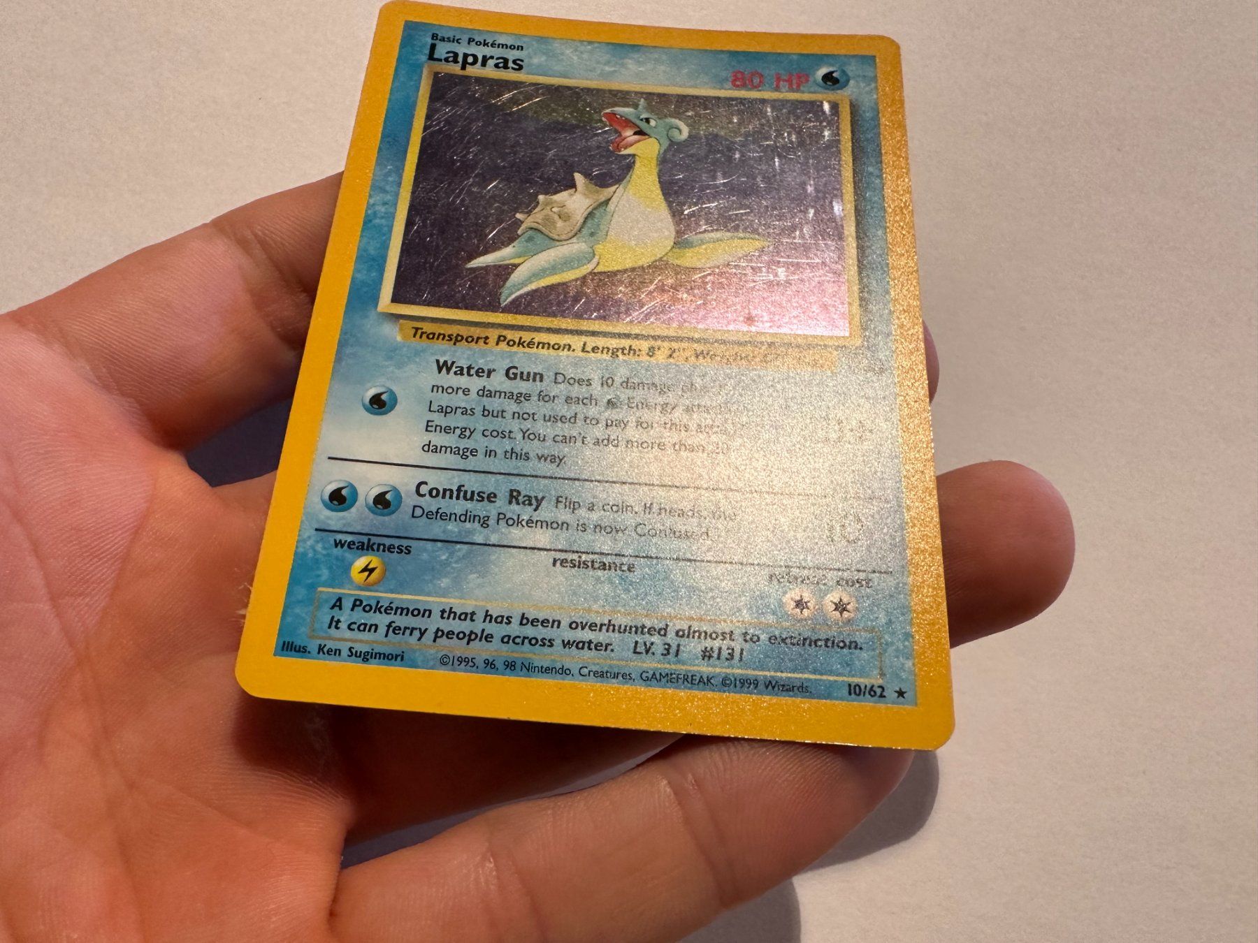 Pokémon Carte collezionabili: Lapras holo Fossil EN – Usato da Hagendorn venduto da Pokecollectorch 1