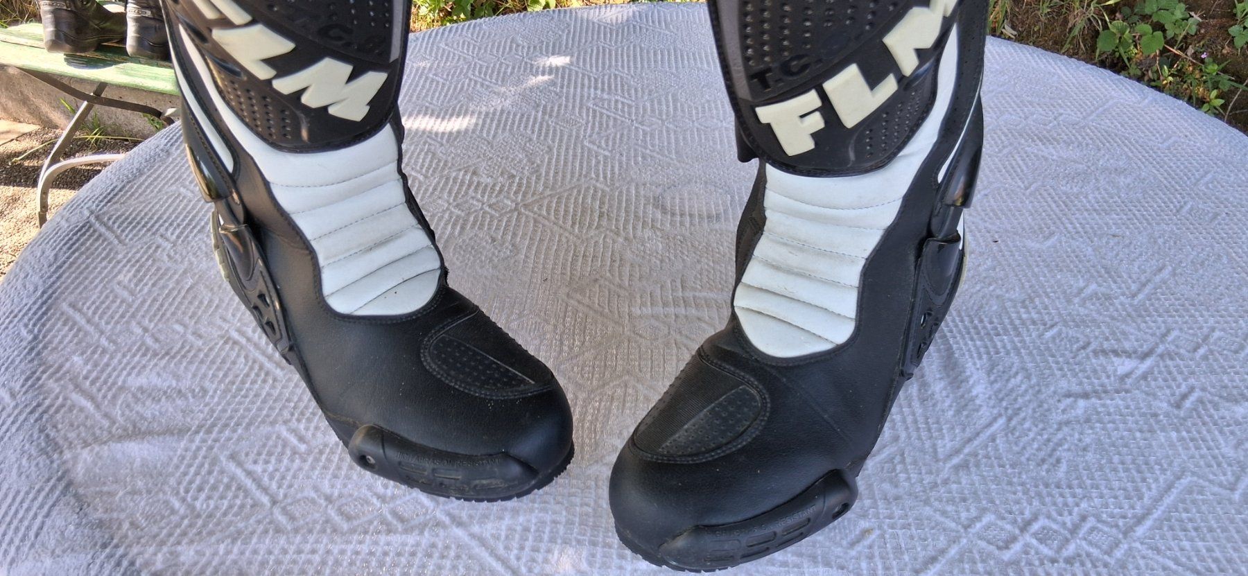 FLM Scarpe da uomo: Motorradstiefel FLM Herren – Usato da Hinterfultigen venduto da Zeisel 1