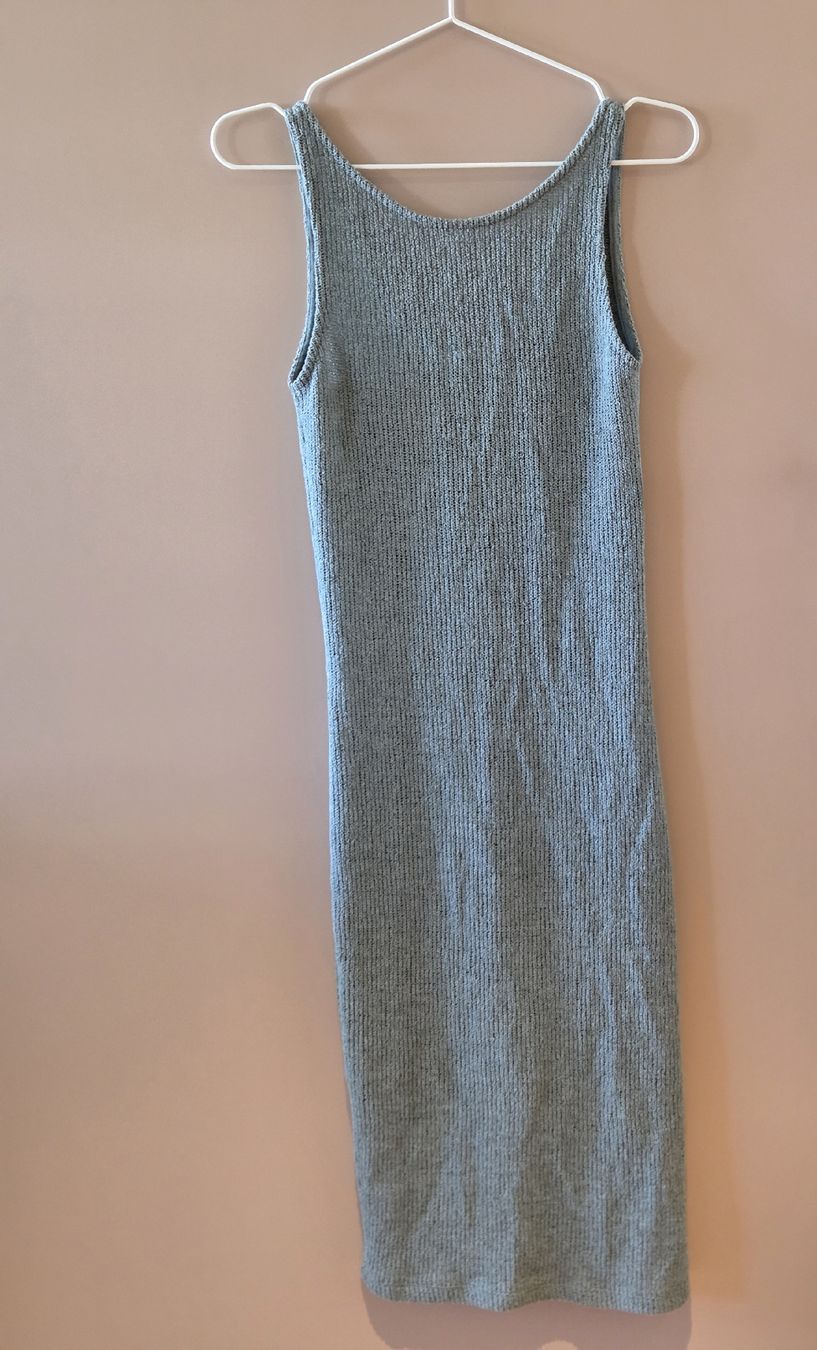 Zara Vestiti: ZARA Rippstrick Kleid hellgrün – Nuovo (secondo la descrizione) da Emmen venduto da GrabandGo