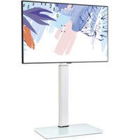 TV Ständer Fernsehständer 32 60 Zoll Glasboden schwenkbar