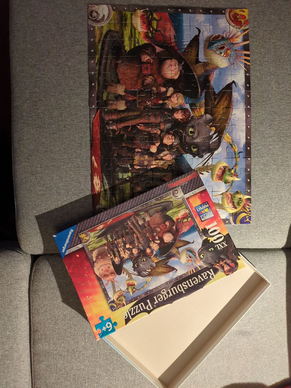 Ravensburger Puzzle: Puzzle Ohnezahn Dragons – Usato da Luzern venduto da reg_dq65 1