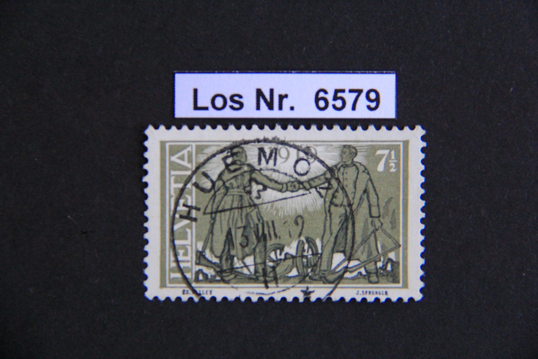 Tutti i francobolli: CH 1919 sauberer Vollstempel                        Los 6579 – Usato da Volken venduto da jukon65