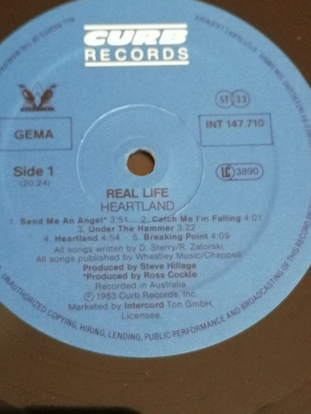 Dischi in vinile: LP - Real Life - Heartland - Vinyl – Usato da Basel venduto da vintagecollector 4