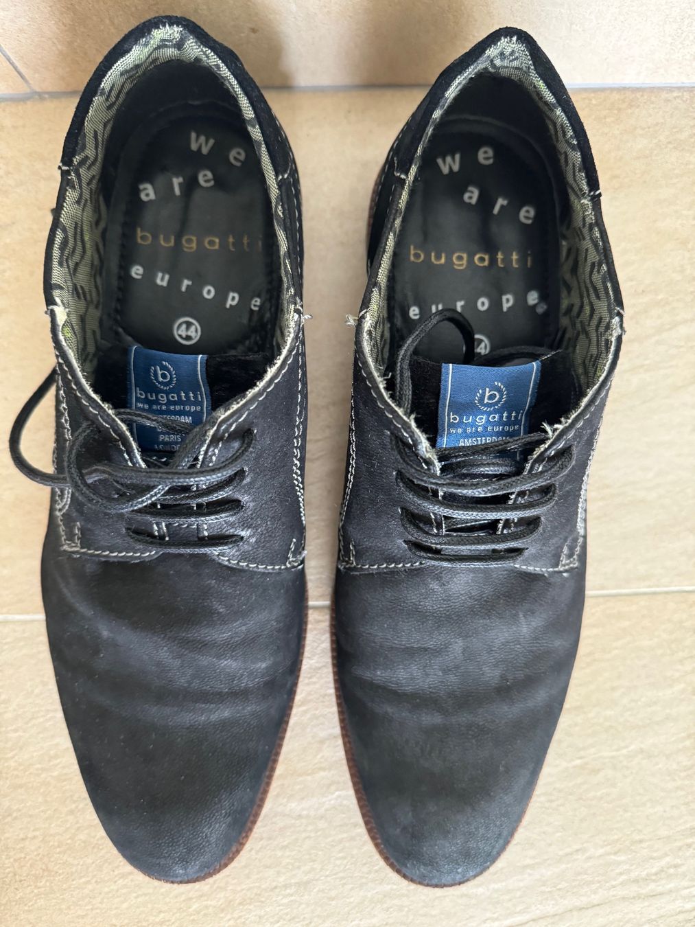 Bugatti Scarpe da uomo: Bottines Bugatti en daim, p.44 – Nuovo (secondo la descrizione) da St-Gingolph venduto da GoldenKeys 1