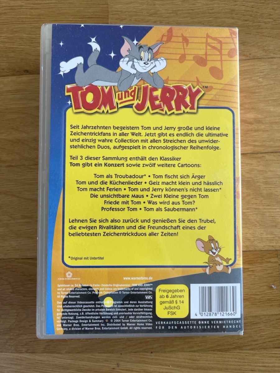 Tutti i VHS: Tom & Jerry - The Classic Collection 3 - VHS – Usato da Cham venduto da dej4vue 2