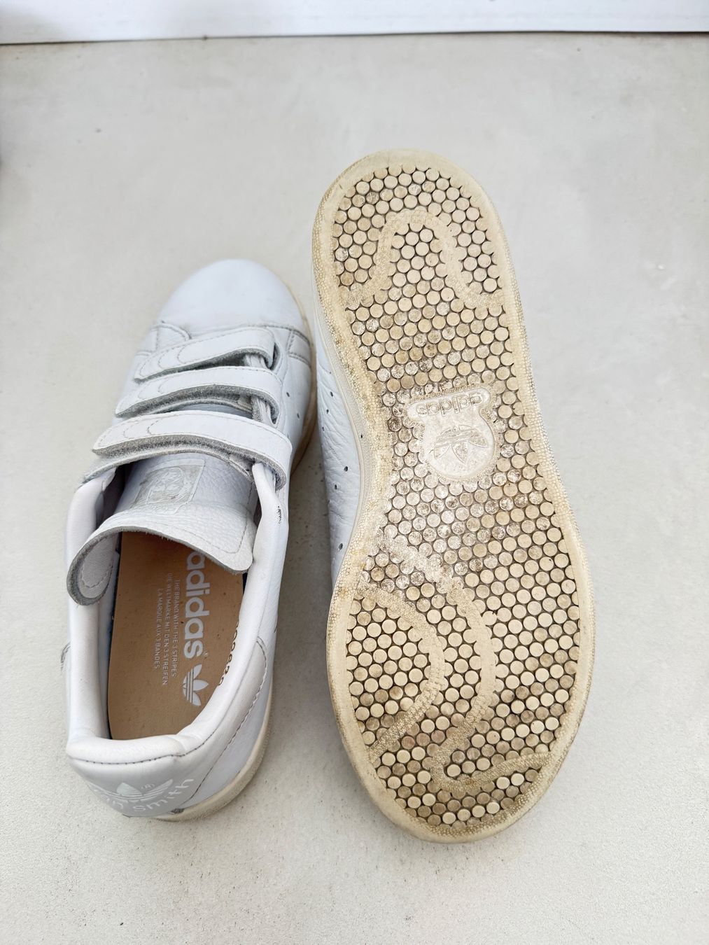 Adidas Damenschuhe: Adidas Stan Smith blanches cuir vintage – Gebraucht aus giffers von sev_c9x9 5