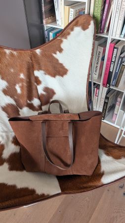 sac Sezane marron cabas Gabin chocolat 