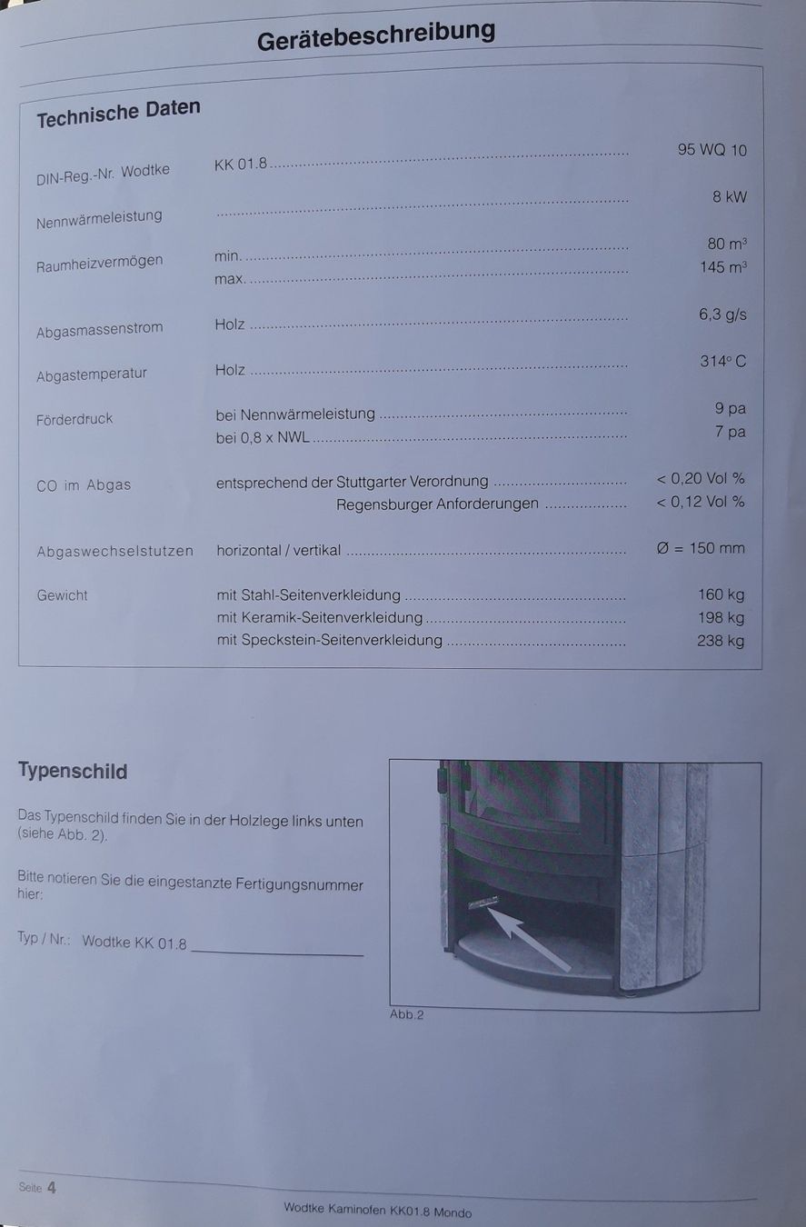 Stufe caminetto: Schwedenofen   WODTKE   8kW – Usato da Dorf venduto da schoewetter 6