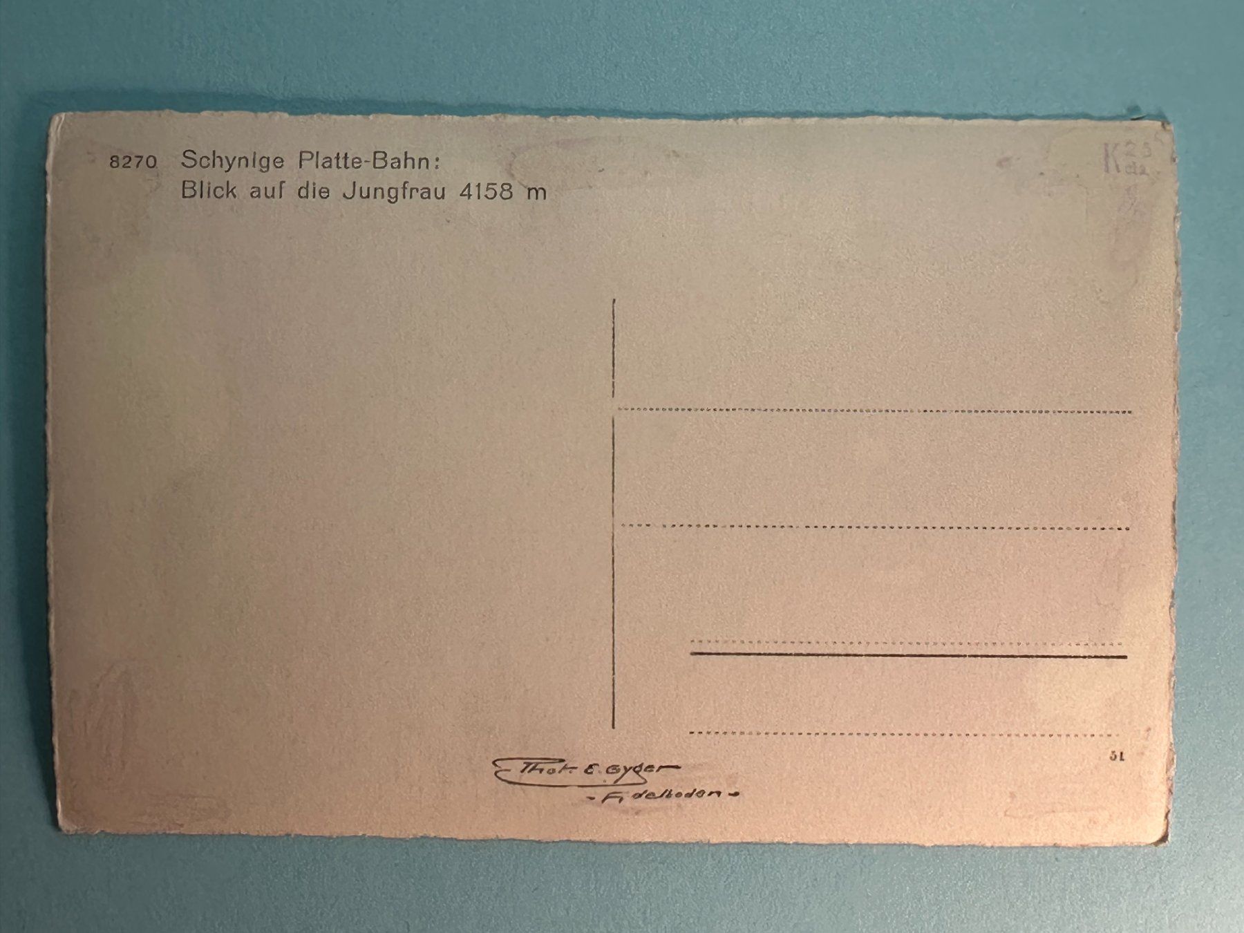 Cartes postales: Schynige Platte-Bahn – D'occasion à Steg VS par danwer74 1