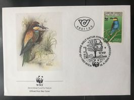 WWF Österreich 1988 Bienenfresser Ersttagsbrief 2