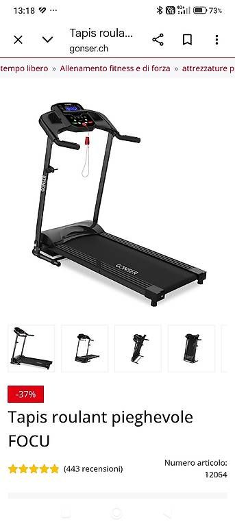 Hometrainer: Tapis roulant  – Neu und originalverpackt aus Stabio von gia_x56y
