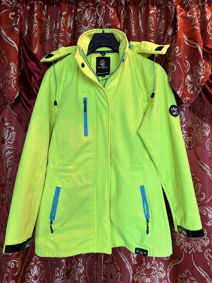 Giacche: Neongelbe Multifunktionsjacke, Windjacke, Regenjacke, M – Nuovo (secondo la descrizione) da Zollikon venduto da into-the-west