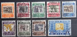 Kolumbien Kat. 327-338 gest. 1932