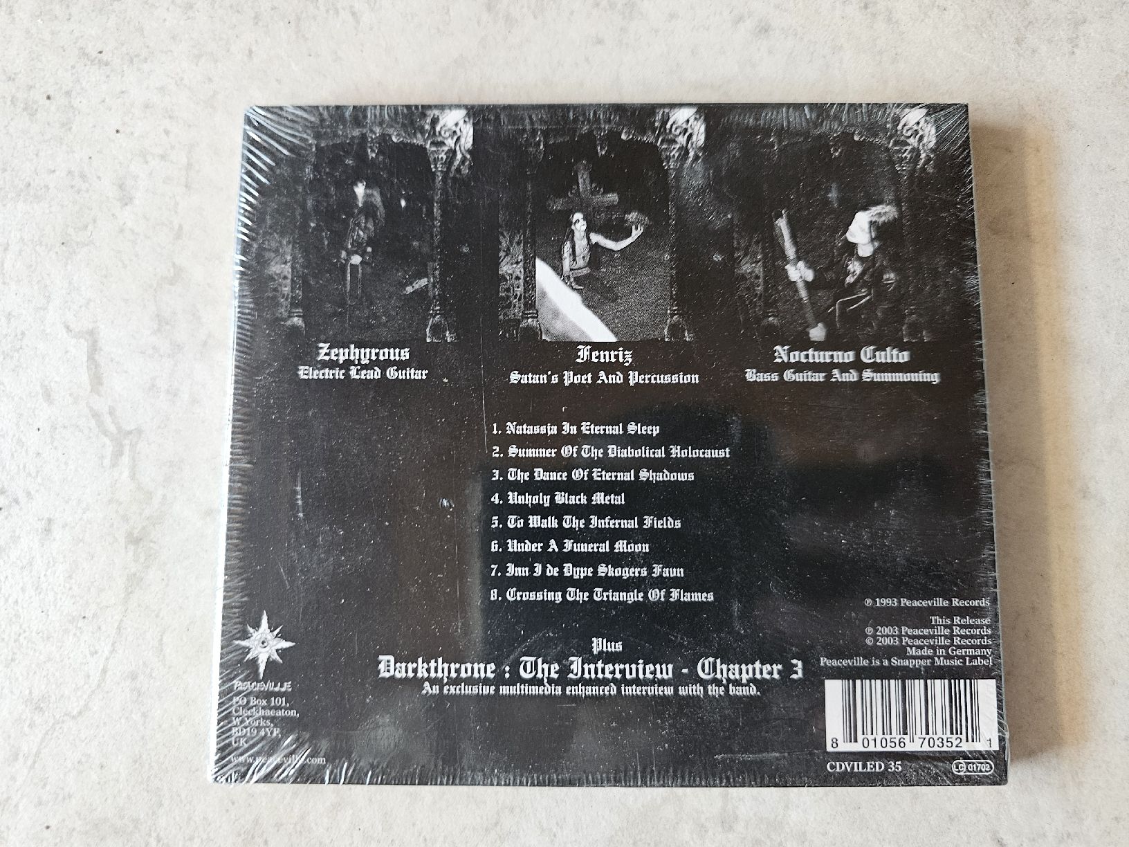 CD: Darkthrone  -  Under A Funeral Moon  /  Fabrikneu – Nuovo e nell'imballaggio originale da Schneisingen venduto da backstore24 1