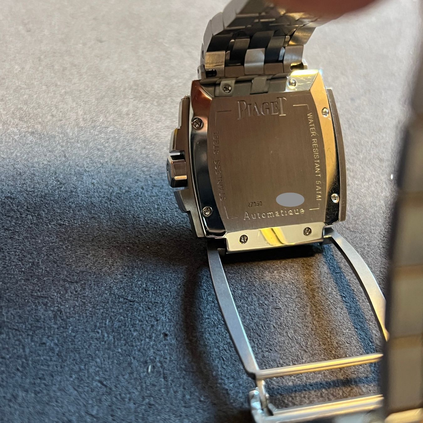 Piaget Montres: FLASH SALE Piaget Upstream Automatic Date Gray Dial 27050 – D'occasion à Carouge GE par Watchaser 4