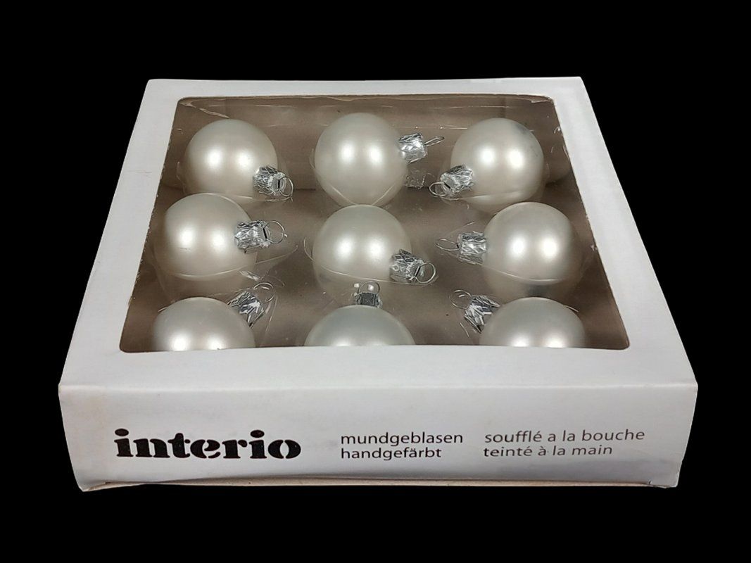 Interio Toutes les décorations: INTERIO Weihnachtskugeln Weiss – Neuf avec emballage d'origine à Hünenberg par Restwert_Zug