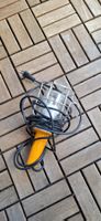 Handlampe mit Schutzkorb gelb mit Kabel gebraucht