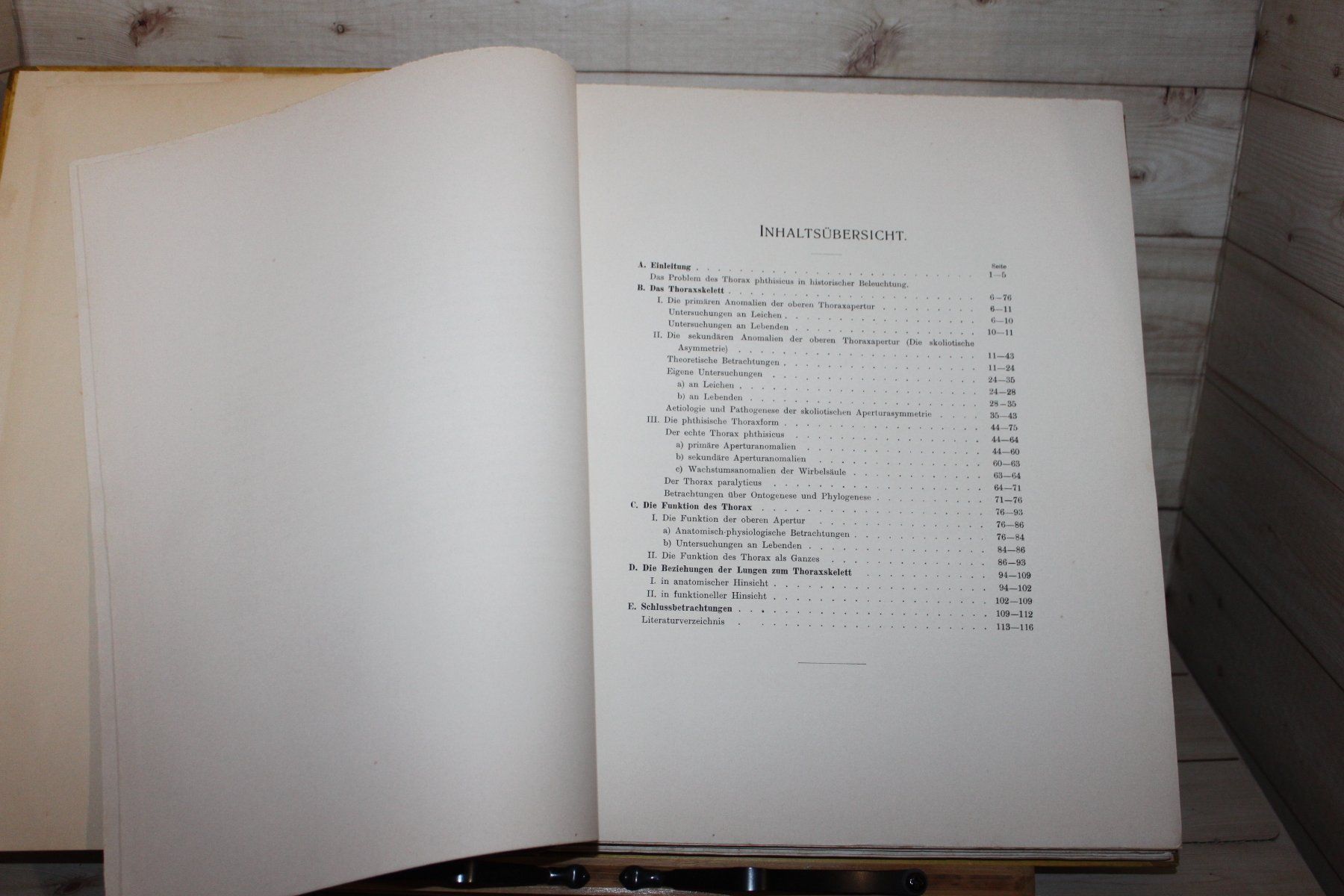 Libri: Der Thorax Phthisicus - eine anatomisch-physiologische Studi – Usato da Kaden venduto da Buchantiquariat 1