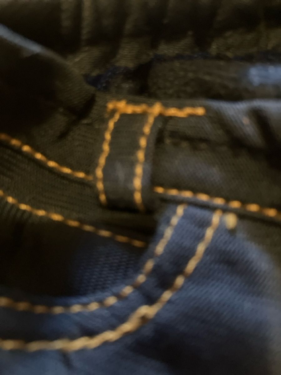 Bambole: Soft doll jeans in dark blue, pink inside – Usato da Zürich venduto da papperlapapp1 3