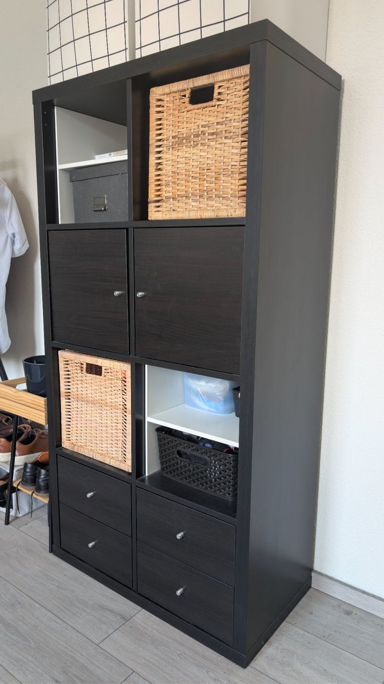 Ikea Scaffali: IKEA Kallax Regal, GRATIS, schwarz – Usato da Zürich venduto da bart_65 1