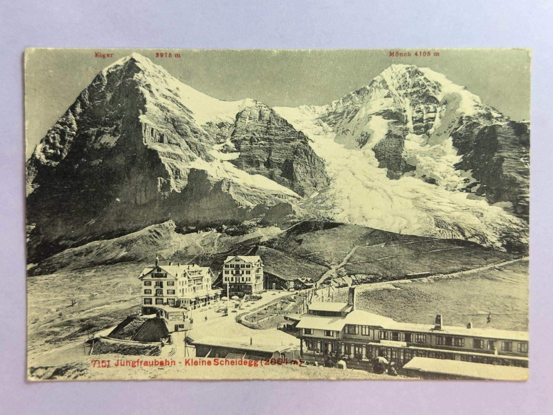 Cartoline postali: Jungfraubahn - Kleine Scheidegg – Usato da Steg VS venduto da danwer74