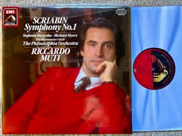 Scriabin Muti – Symphony No. 1 • LP ♪ GEWASCHEN ♪