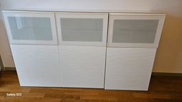 Sideboard weiss mit Glastüren gebraucht guter Zustand