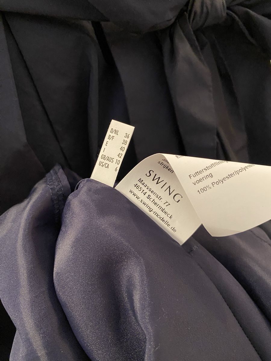 Vestiti: Swing Cocktailkleid, dunkelblau, Gr. 36 – Nuovo (secondo la descrizione) da Zumikon venduto da leskel 3