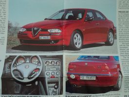 Prospekt Test Alfa Romeo 156 2.0 Twin Spark Selespee 1999