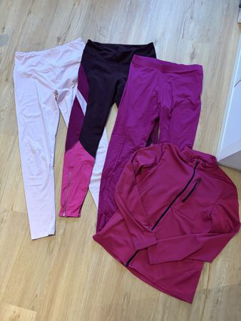 Sportset Damen Grösse M 40/42 3 Leggings  1 Jacke