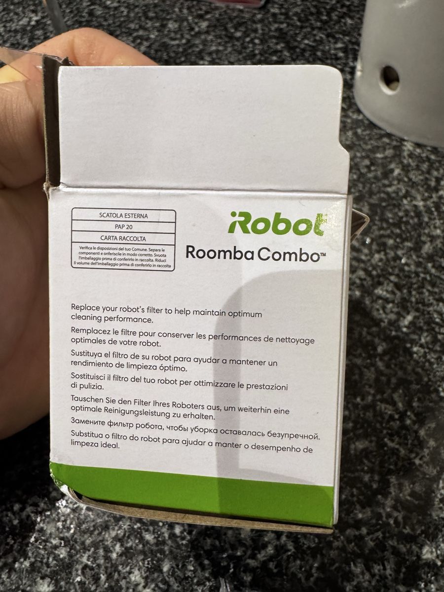Irobot Altro per la casa: 3x iRobot Roomba Combo Filter neu & original – Nuovo (secondo la descrizione) da Grüsch venduto da Andrzej06 3