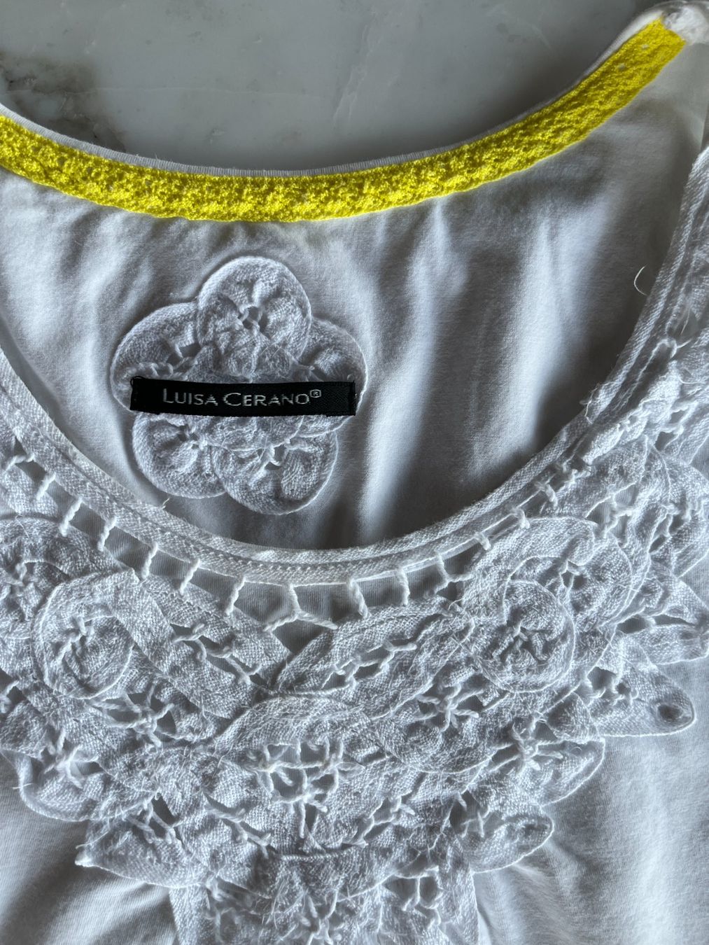 Luisa Cerano Tops: Luisa Cerano: Tank Top, weiss – Gebraucht aus Bern von cubus01