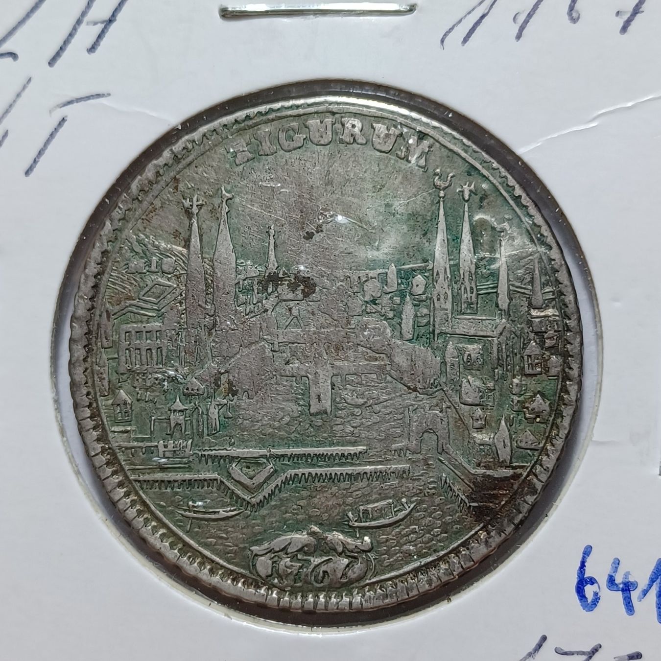 Tutti le monete: 1/2 Taler 1767 Zürich – Usato da Pfäffikon ZH venduto da Welt_Muenzen