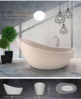 Badewanne Freistehende Bad Wanne Terrazzo Stein Becken Basin