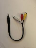 3.5mm Klinke auf Cinch Adapterkabel AV Kabel Video Audio 